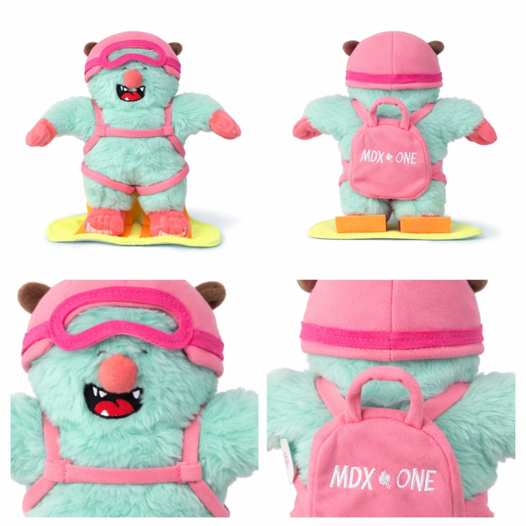 スノーボード TEDDY MDXONE Yeti Snowboard Plush Toy – Oxi & Maddie Teddy Bears with